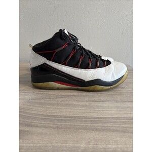 Air Jordan 616846-102 Prime Flight Men’s Basketball Sneakers White Black Sz 10